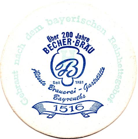 bayreuth bt-by becher rund 1b (215-ber 200 jahre-blaublau)